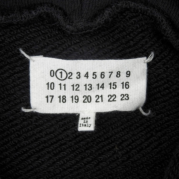極美品▲Maison Margiela 1 メゾンマルジェラ1 S51GU0029 スプレーデザイン パーカー ブラック パープル M 165 伊製 正規品 レディース