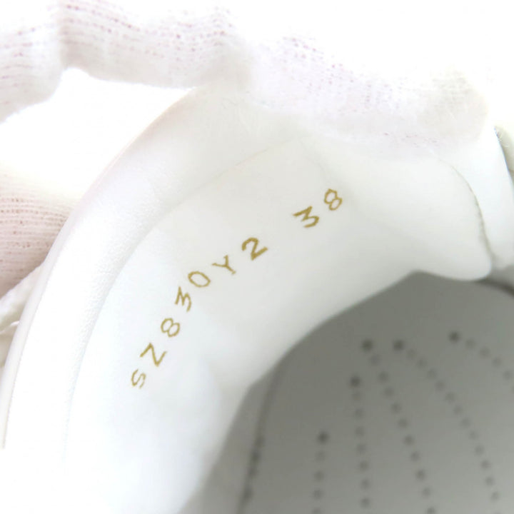 未使用品△Valentino Garavani ヴァレンティノガラヴァーニ ZY2S0830 レザー ロックスタッズ OPEN FOR A CHANGE スニーカー 軽量 38
