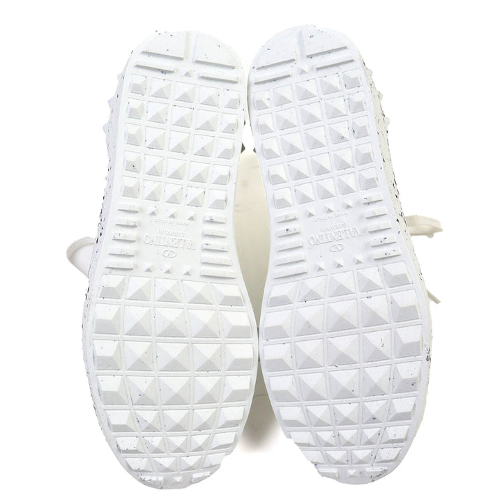 未使用品△Valentino Garavani ヴァレンティノガラヴァーニ ZY2S0830 レザー ロックスタッズ OPEN FOR A CHANGE スニーカー 軽量 38
