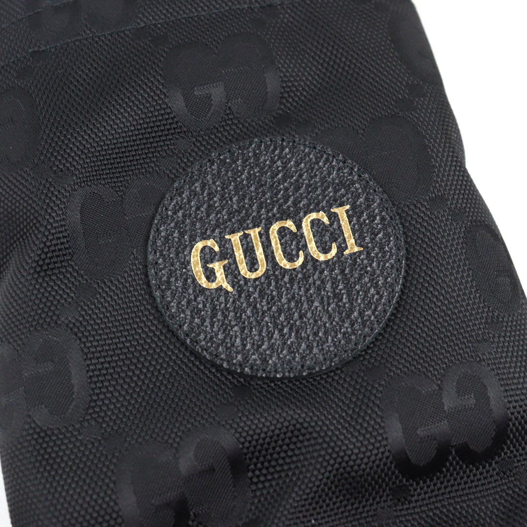 極美品○GUCCI グッチ 652996 GUCCI Off The Grid グッチ オフ ザ グリッド GGロゴ レザーワッペン付き スキーグローブ 8 S 正規品