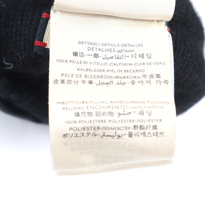極美品○GUCCI グッチ 652996 GUCCI Off The Grid グッチ オフ ザ グリッド GGロゴ レザーワッペン付き スキーグローブ 8 S 正規品