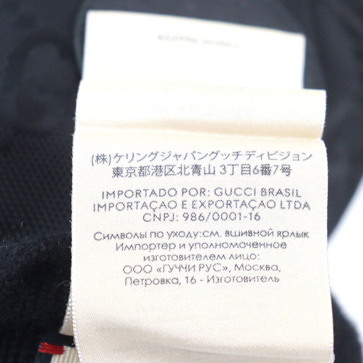 極美品○GUCCI グッチ 652996 GUCCI Off The Grid グッチ オフ ザ グリッド GGロゴ レザーワッペン付き スキーグローブ 8 S 正規品