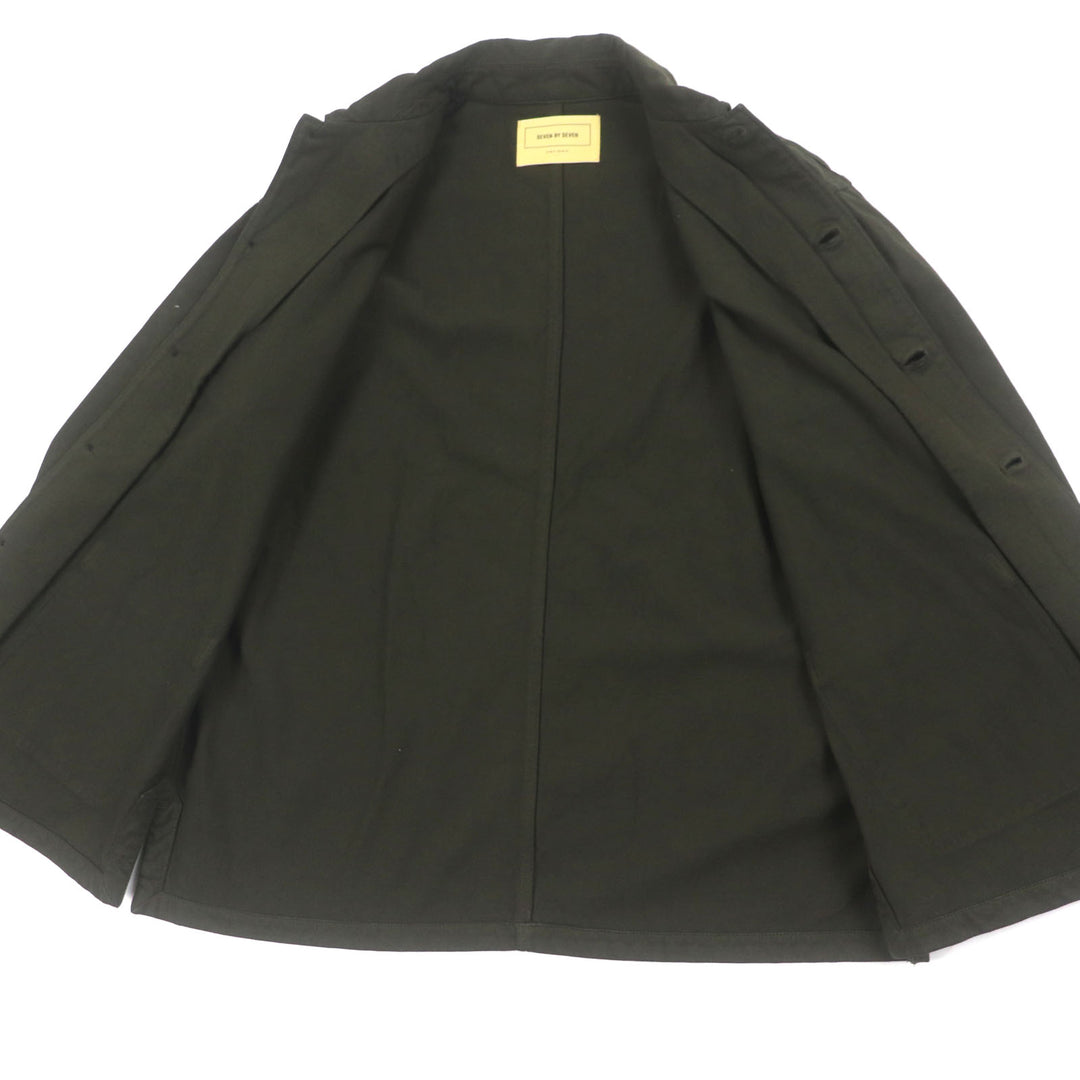 美品▼SEVEN BY SEVEN Steven Alan セブンバイセブン スティーブンアラン 800-1225015 GARMENT DYE BLOUSON シャツジャケット L 正規品