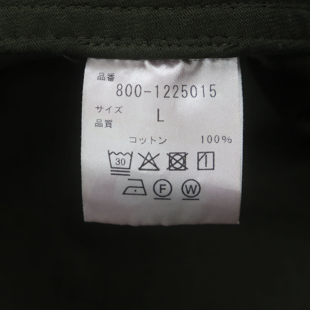 美品▼SEVEN BY SEVEN Steven Alan セブンバイセブン スティーブンアラン 800-1225015 GARMENT DYE BLOUSON シャツジャケット L 正規品