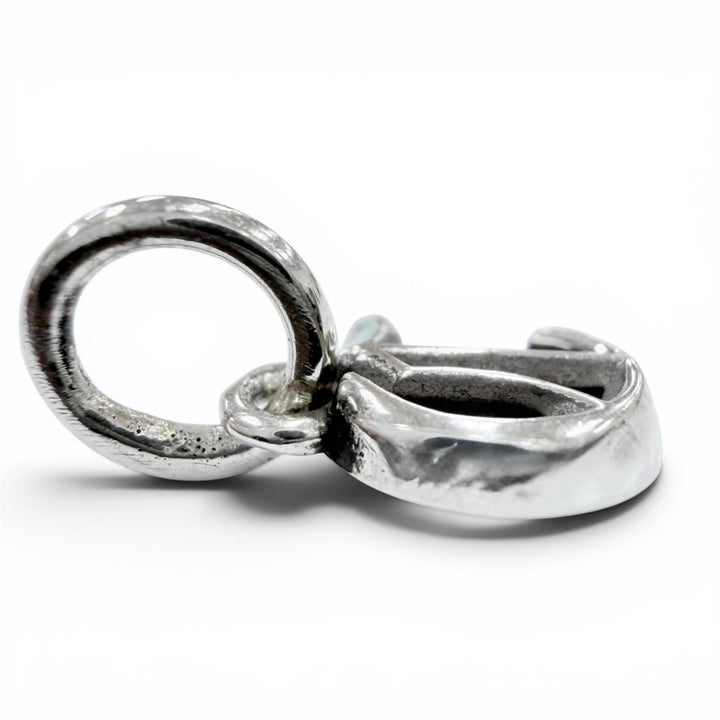 極美品◇CHROME HEARTS クロムハーツ 925 STACK ALPHABET イニシャル C アルファベット チャーム ペンダントトップ シルバー 重量0.5g