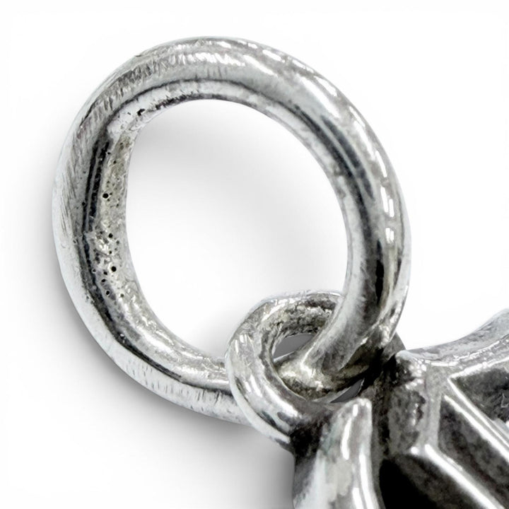極美品◇CHROME HEARTS クロムハーツ 925 STACK ALPHABET イニシャル C アルファベット チャーム ペンダントトップ シルバー 重量0.5g