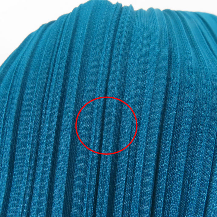 極美品☆PLEATS PLEASE プリーツプリーズ イッセイミヤケ PP73-JT143 変形デザイン 半袖 ワンピース ブルー系 3 正規品 レディース