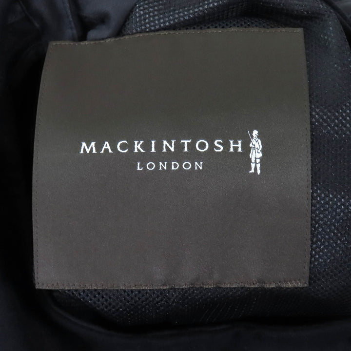美品△MACKINTOSH LONDON マッキントッシュ ロンドン ロゴボタン ウールライナー・ベルト付 ロングコート ブラック 38 正規品 レディース