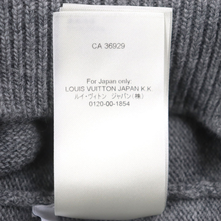 美品▼LOUIS VUITTON ルイヴィトン 22SS タイガーインタルシア ウール100% Amen Break クルーネック ニットセーター S 正規品 メンズ