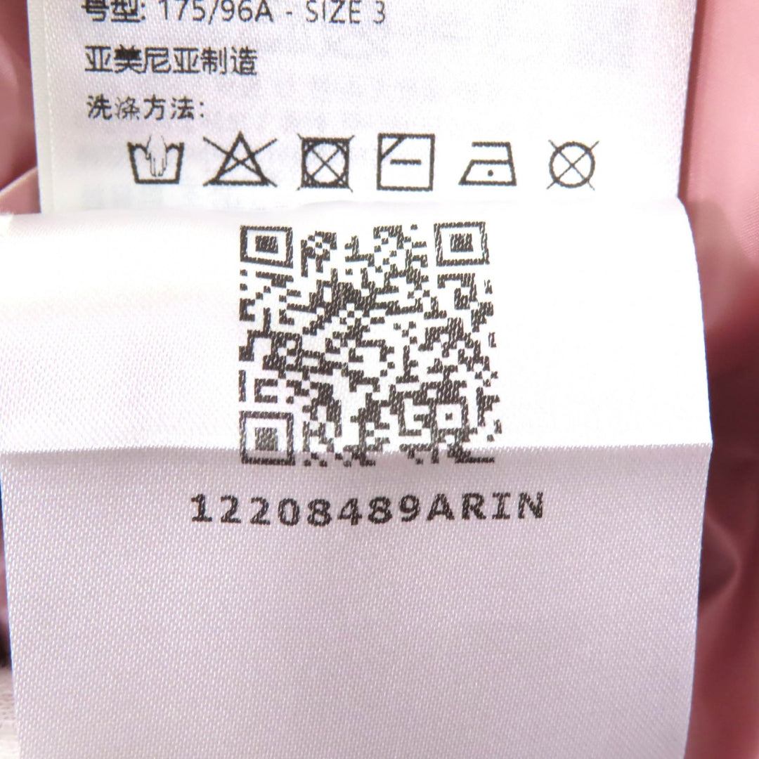 極美品★MONCLER モンクレール 2024年製 BADIA ロゴワッペン付 ダウンベスト アウター ピンク 3 正規品 レディース
