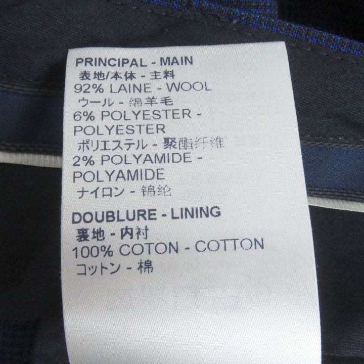未使用品□LOUIS VUITTON ルイヴィトン 織柄 21AW シングル スラックス トラウザーズパンツ ネイビー 36 イタリア製 正規品 メンズ
