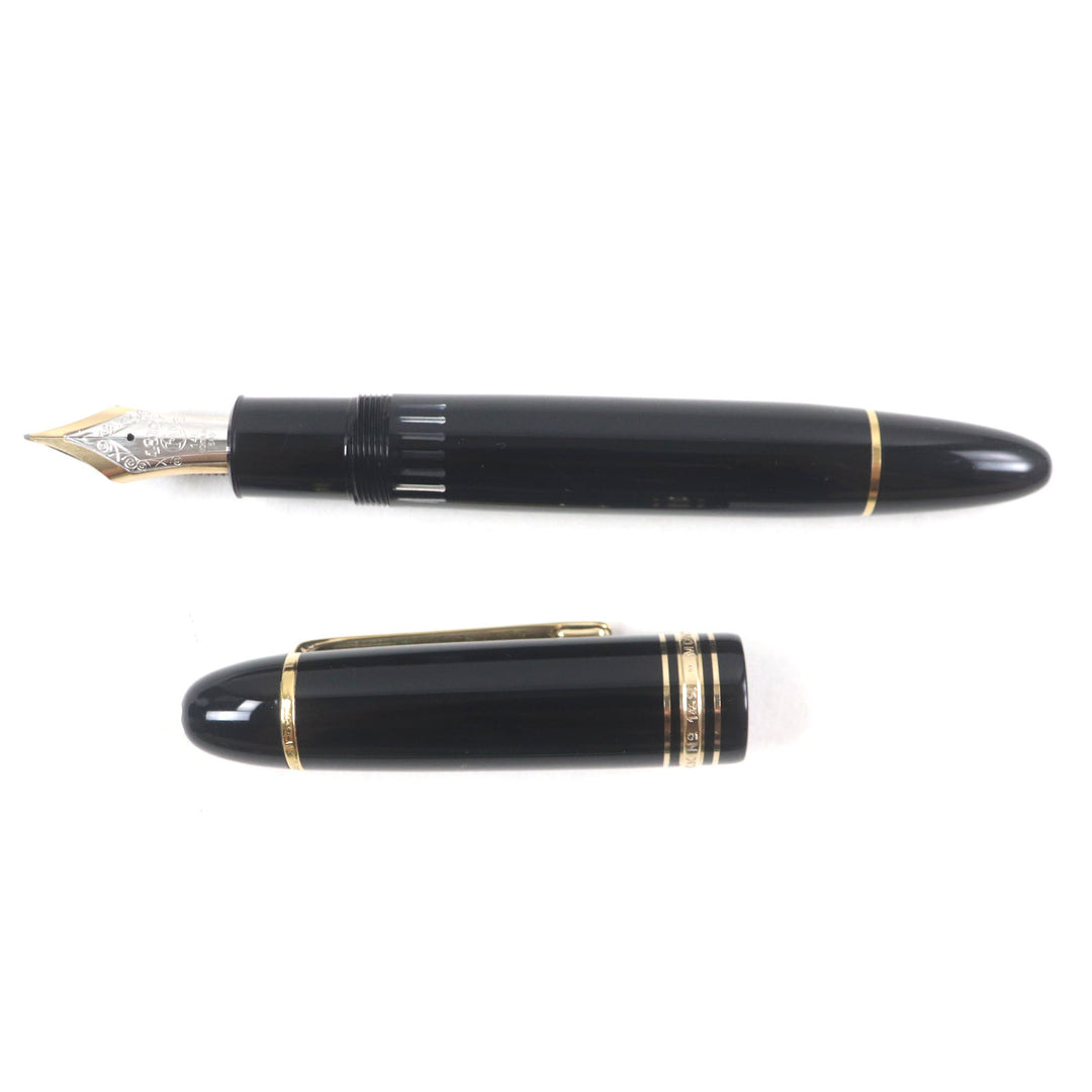 良品▼MONTBLANC モンブラン マイスターシュテュック 149 14K Mニブ ホワイトスター 万年筆 ブラック ゴールド ドイツ製 メンズ