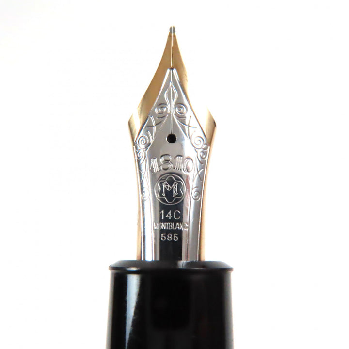 良品▼MONTBLANC モンブラン マイスターシュテュック 149 14K Mニブ ホワイトスター 万年筆 ブラック ゴールド ドイツ製 メンズ