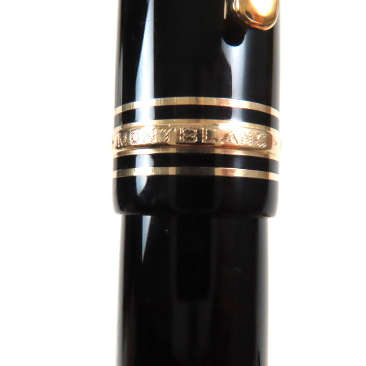 良品▼MONTBLANC モンブラン マイスターシュテュック 149 14K Mニブ ホワイトスター 万年筆 ブラック ゴールド ドイツ製 メンズ