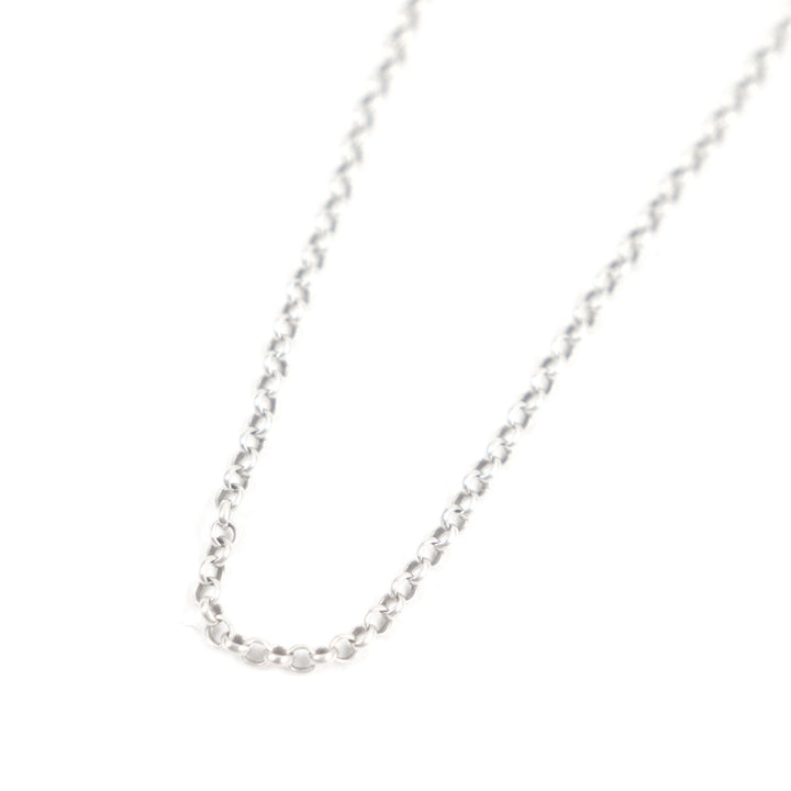 美品□CHROME HEARTS クロムハーツ NECKCHAIN R18 ロールチェーン 18インチ チェーンネックレス SV925 アクセサリー シルバー 重量4.9g