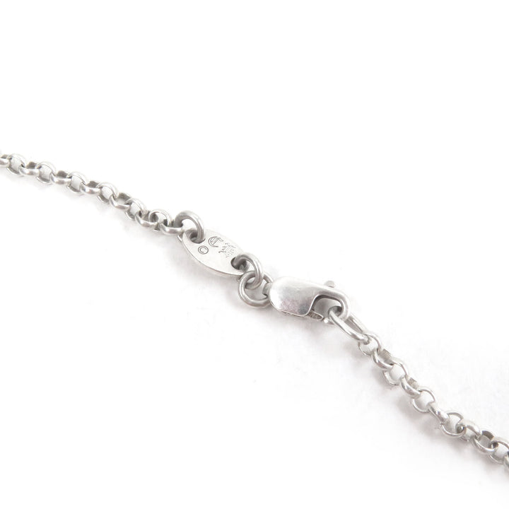 美品□CHROME HEARTS クロムハーツ NECKCHAIN R18 ロールチェーン 18インチ チェーンネックレス SV925 アクセサリー シルバー 重量4.9g