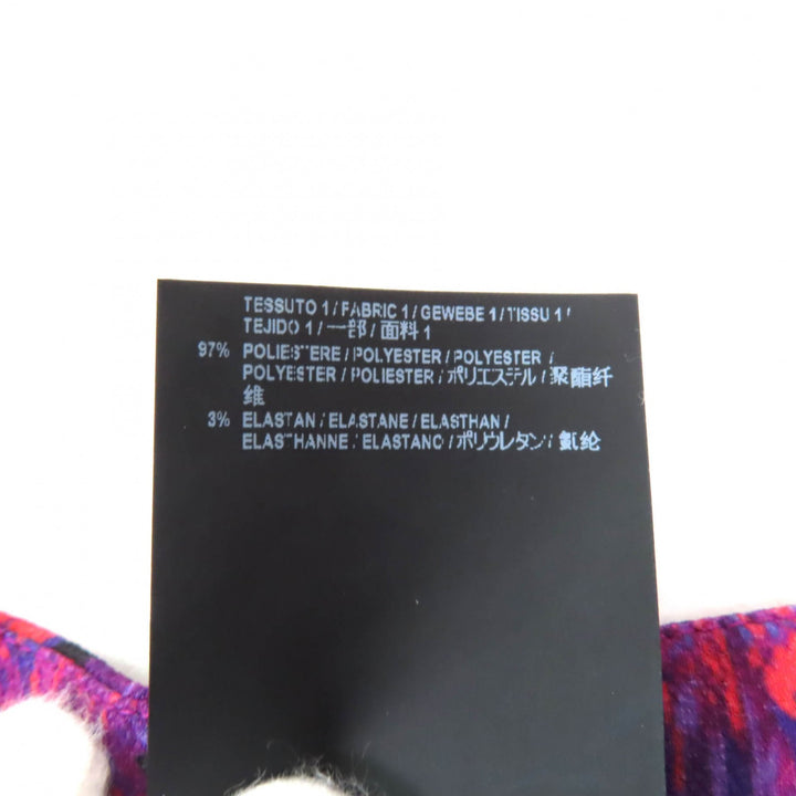 極美品★BALENCIAGA バレンシアガ 542847 総柄 プリーツスカート ボトムス マルチ 34 イタリア製 正規品 レディース