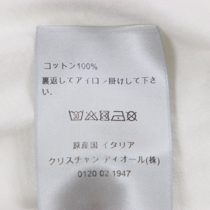 美品▼DIOR ディオール オム 23SS 393J675A0817 スラブコットン ジャージ リラックスフィット ロングスリーブ 長袖Ｔシャツ L 正規品