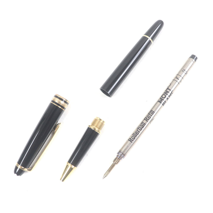 極美品□MONTBLANC モンブラン マイスターシュテュック クラシック ボールペン ブラック ゴールド ケース付き ドイツ製 筆記確認済み