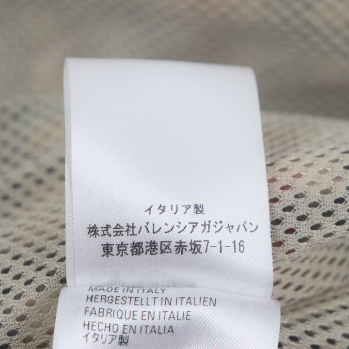 美品▼バレンシアガ ワードローブ 21AW 675648 TRACKSUIT JAKET スポーティB チェック柄 ロゴ刺繍 ZIPUP フリースジャケット 46 正規品