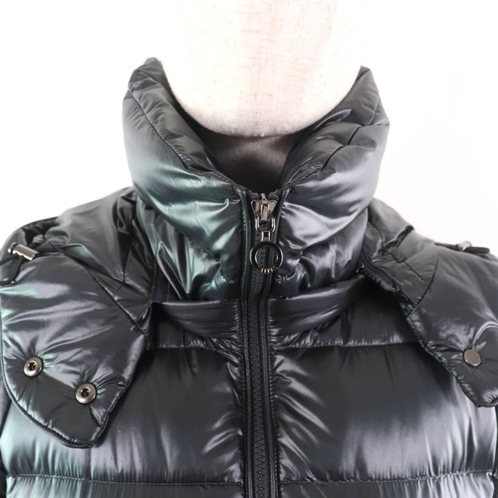 極美品★TATRAS タトラス 21AW LTA21A4693 BABILA バビラ フード・ロゴワッペン付 ZIP UP ダウンコート ダークグリーン 1 正規品