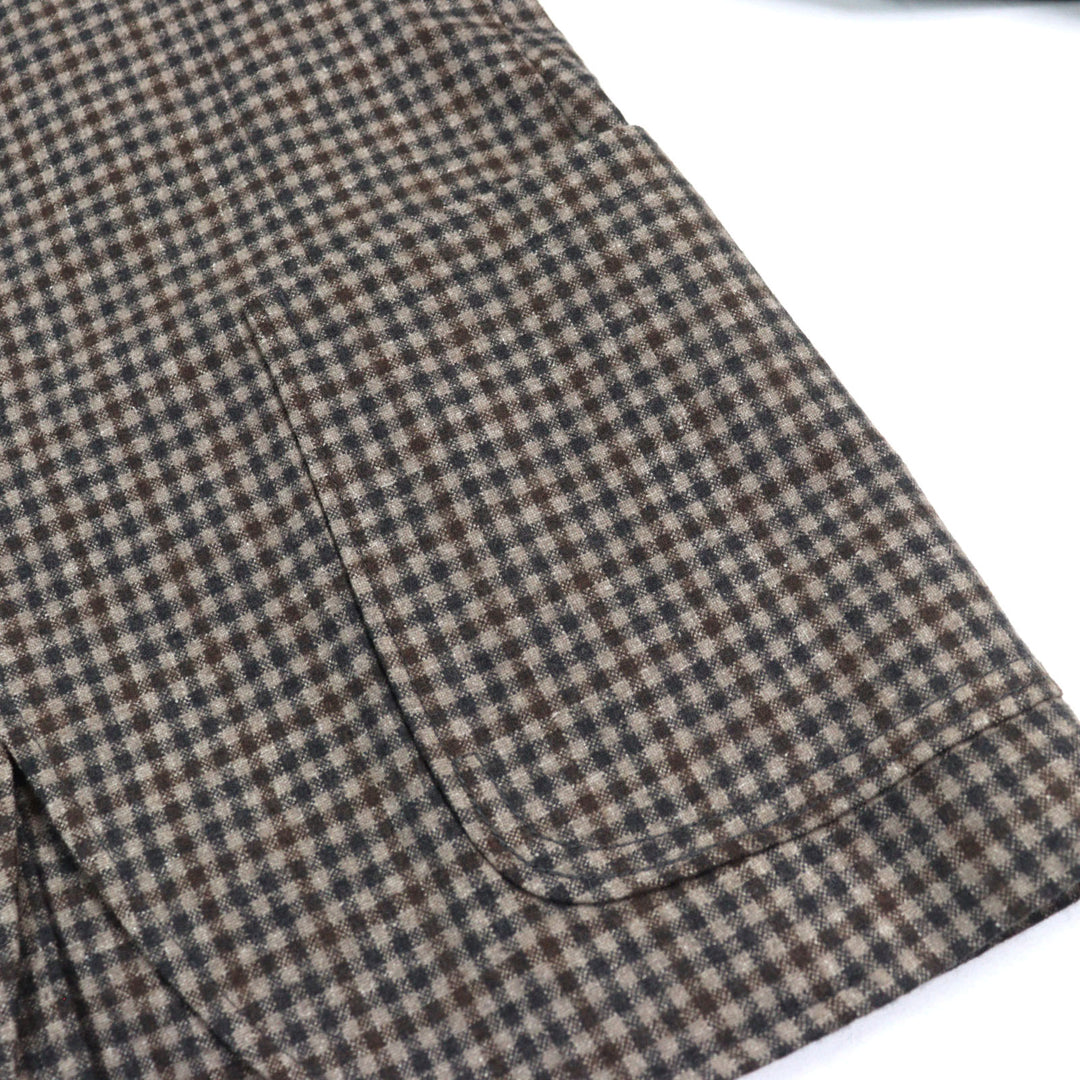 極美品○Salvatore Ferragamo サルヴァトーレフェラガモ ロゴボタン エルボーパッチ付き シングル テーラードジャケット 46-7R 正規品