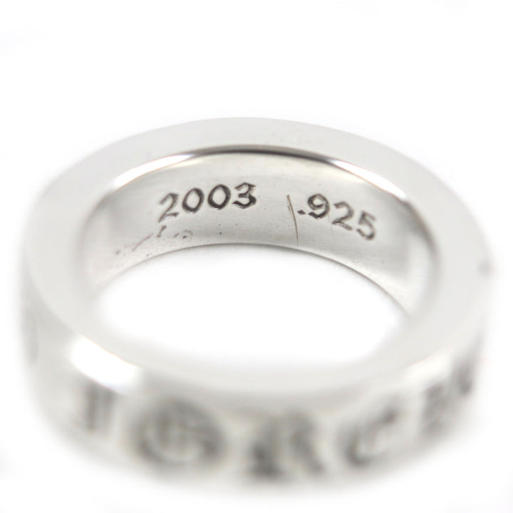 美品▼CHROME HEARTS クロムハーツ スペーサーリング フォーエバー 6mm 925 指輪 シルバー 日本サイズ9号 重量9.54g メンズ レディース