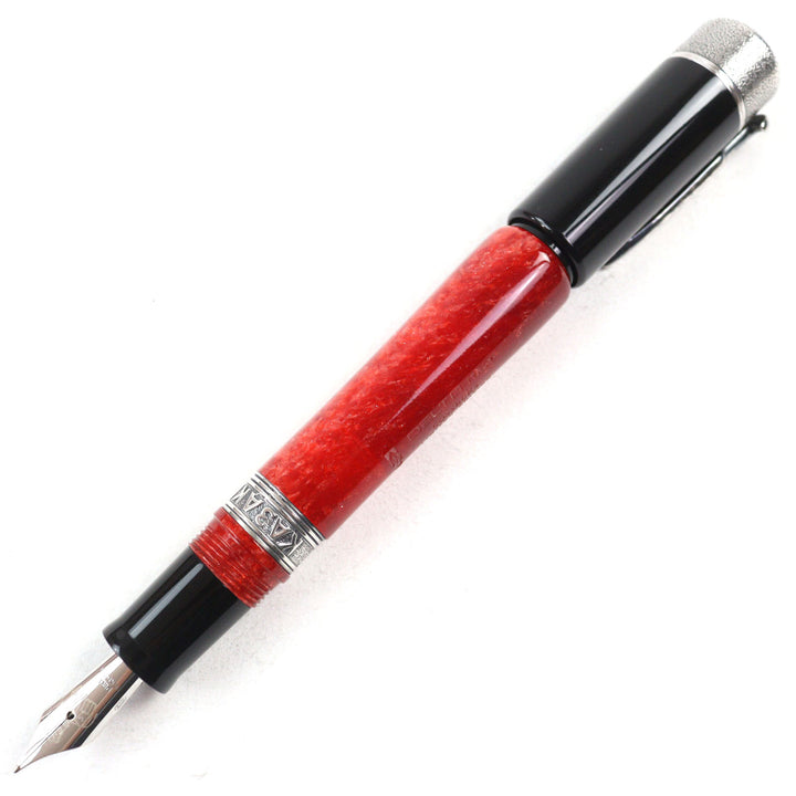 美品○DELTA デルタ ドルチェビータ レジン 925 リミテッドエディション 少数民族シリーズ 2004 コサック 0477/1569 万年筆 マーブル柄