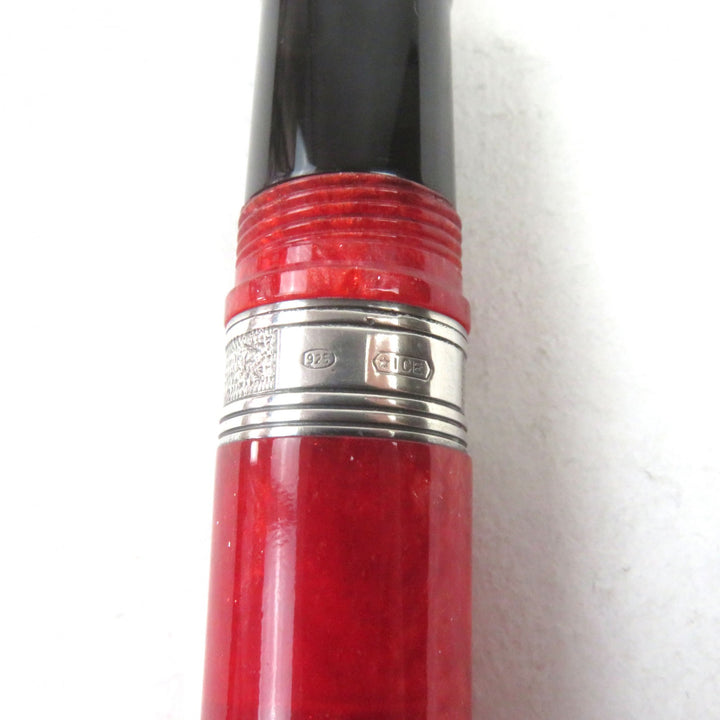 美品○DELTA デルタ ドルチェビータ レジン 925 リミテッドエディション 少数民族シリーズ 2004 コサック 0477/1569 万年筆 マーブル柄