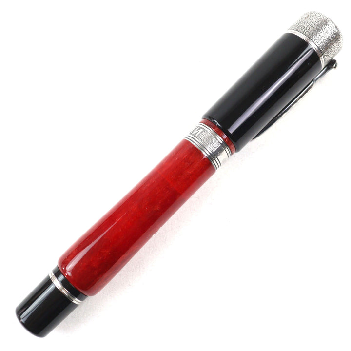 美品○DELTA デルタ ドルチェビータ レジン 925 リミテッドエディション 少数民族シリーズ 2004 コサック 0477/1569 万年筆 マーブル柄