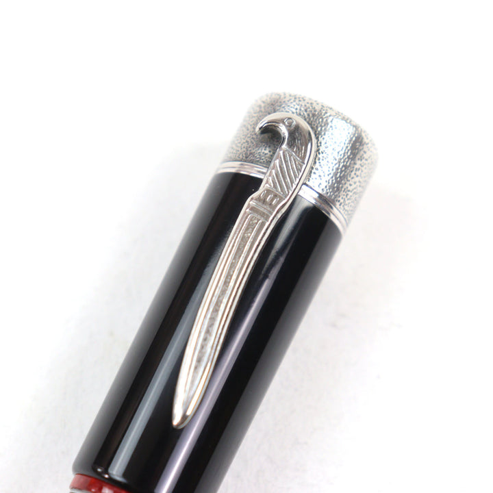 美品○DELTA デルタ ドルチェビータ レジン 925 リミテッドエディション 少数民族シリーズ 2004 コサック 0477/1569 万年筆 マーブル柄