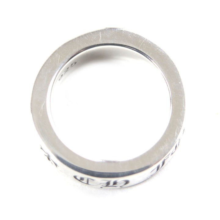 極美品▼CHROME HEARTS クロムハーツ スペーサーリング フォーエバー 6mm 925 指輪 シルバー 日本サイズ9号 重量9.71g メンズ レディース