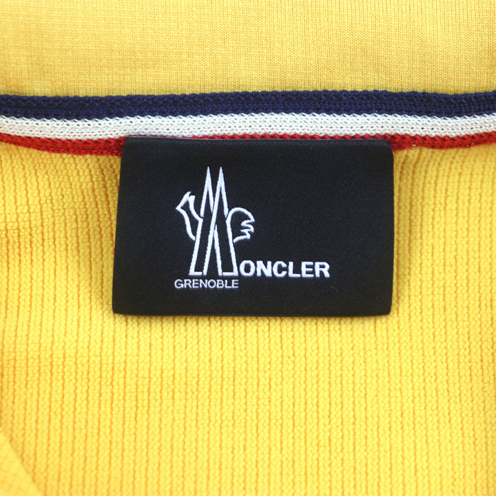 極美品▼モンクレール グルノーブル 2022年製 MAGLIA POLARTEC ハーフZIP ロゴワッペン付 ロングスリーブ スウェット トップス M 正規品