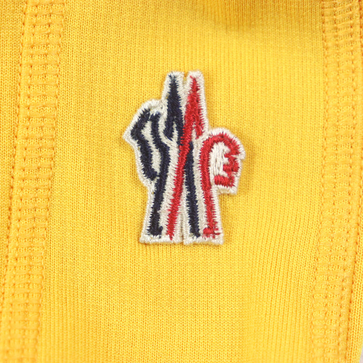 極美品▼モンクレール グルノーブル 2022年製 MAGLIA POLARTEC ハーフZIP ロゴワッペン付 ロングスリーブ スウェット トップス M 正規品