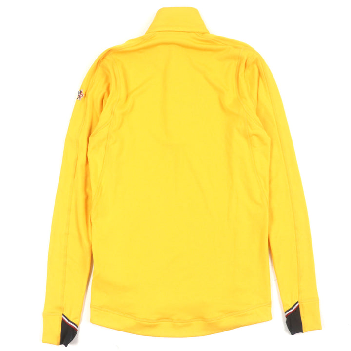 極美品▼モンクレール グルノーブル 2022年製 MAGLIA POLARTEC ハーフZIP ロゴワッペン付 ロングスリーブ スウェット トップス M 正規品