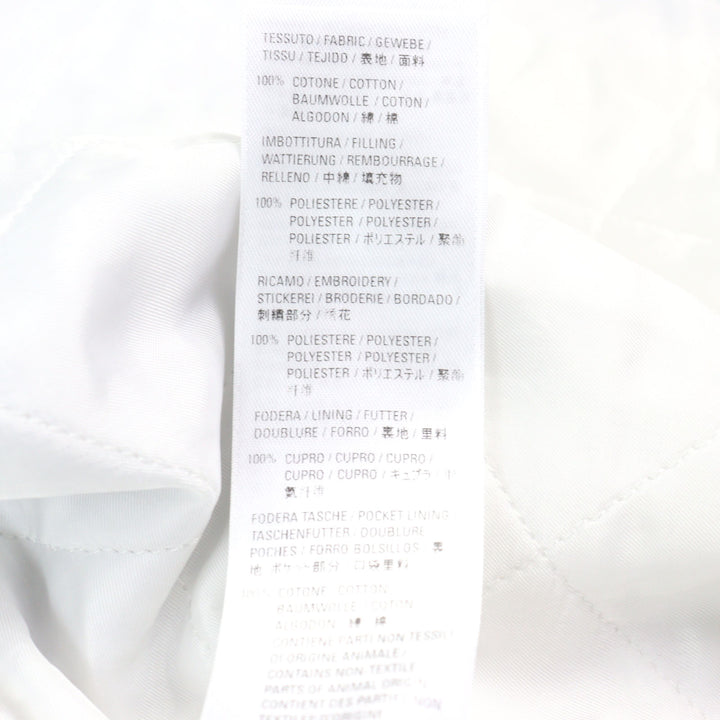 美品○BALENCIAGA バレンシアガ 21SS 642339 オーバーサイズ パデッド フランネル ストライプ 長袖シャツ ブルー ホワイト 36 正規品