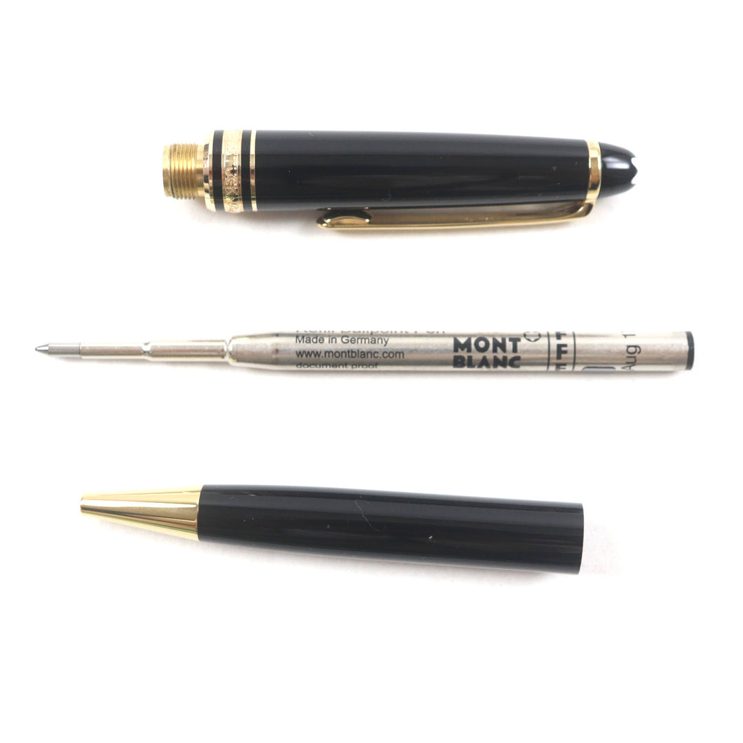 美品▼MONTBLANC モンブラン マイスターシュテュック クラシック Pix ホワイトスター ツイスト式 ボールペン ケース付き 筆記確認済み