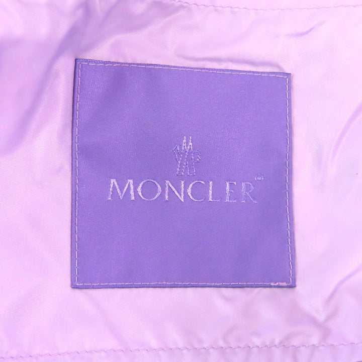 未使用品★MONCLER GENIUS 2 モンクレール ジーニアス 2 2021年製 CHAHED ロゴワッペン付 ZIP UP ナイロンジャケット パープル 1 メンズ