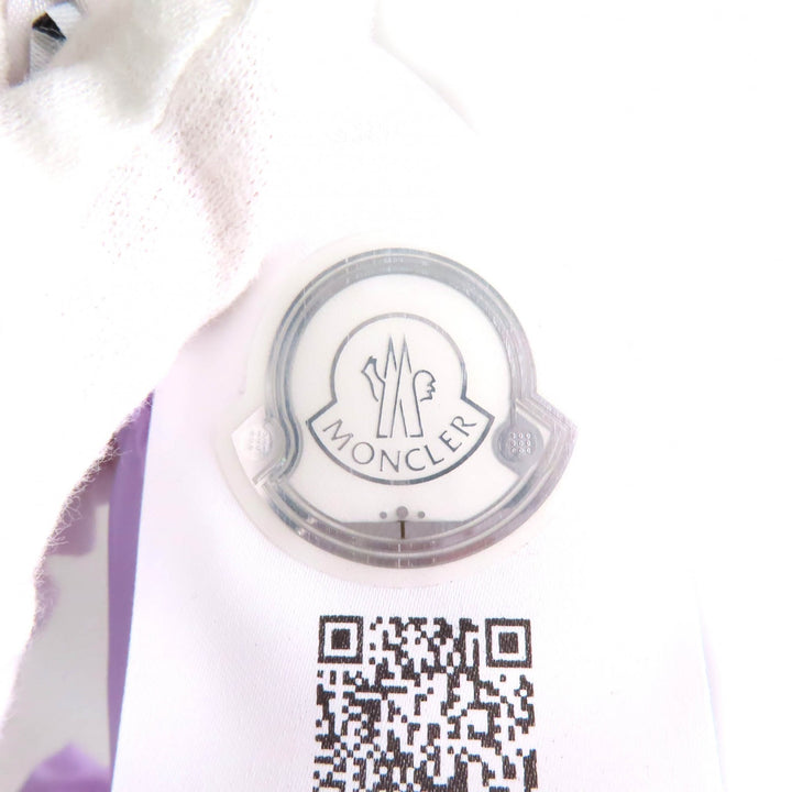 未使用品★MONCLER GENIUS 2 モンクレール ジーニアス 2 2021年製 CHAHED ロゴワッペン付 ZIP UP ナイロンジャケット パープル 1 メンズ