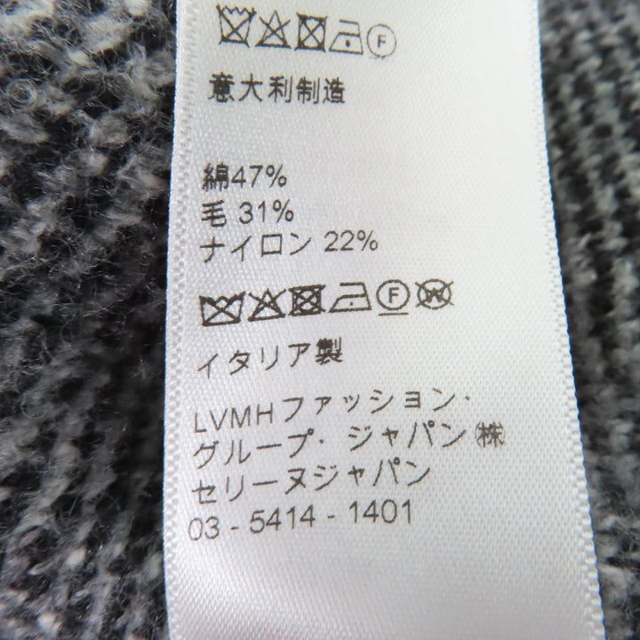 美品☆CELINE×Amy Dorian セリーヌ×エイミー ドリアン 2A96W531Q アーティストジャガード 総柄 長袖 ニット XS 正規品 レディース