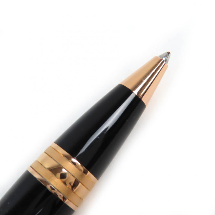 良品△MONTBLANC モンブラン スターウォーカー ホワイトスター ツイスト式 ボールペン ブラック ゴールド ドイツ製 メンズ 筆記確認済