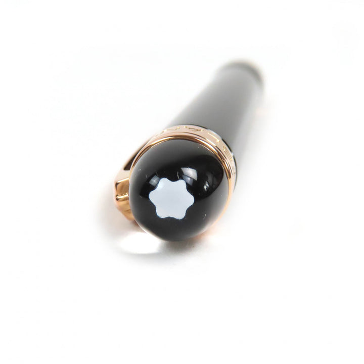 良品△MONTBLANC モンブラン スターウォーカー ホワイトスター ツイスト式 ボールペン ブラック ゴールド ドイツ製 メンズ 筆記確認済