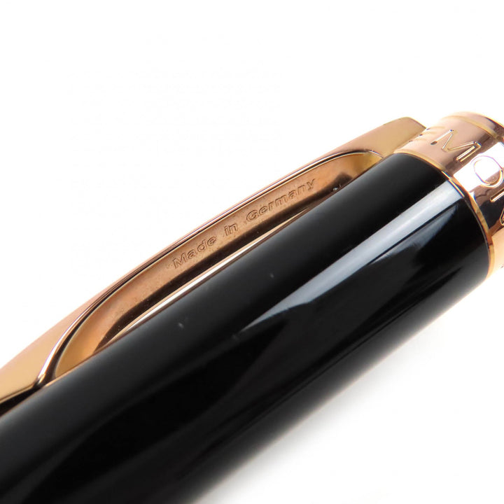 良品△MONTBLANC モンブラン スターウォーカー ホワイトスター ツイスト式 ボールペン ブラック ゴールド ドイツ製 メンズ 筆記確認済