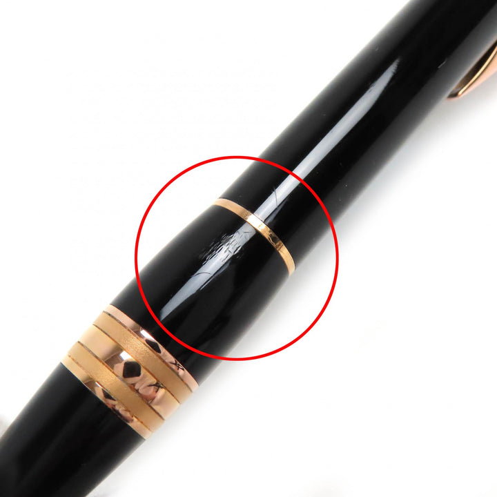 良品△MONTBLANC モンブラン スターウォーカー ホワイトスター ツイスト式 ボールペン ブラック ゴールド ドイツ製 メンズ 筆記確認済
