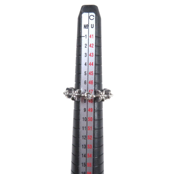 極美品□CHROME HEARTS クロムハーツ CHN TNY STAR　タイニーECHプラス シルバーリング　 SV925 リング・指輪 シルバー 7号相当 重量5.0g