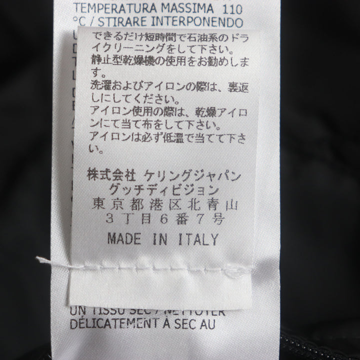 美品▼GUCCI グッチ 590746 GG柄 フード付き 中綿 WZIPUP コート マウンテンパーカー グリーン ボルドー 46 イタリア製 正規品 メンズ