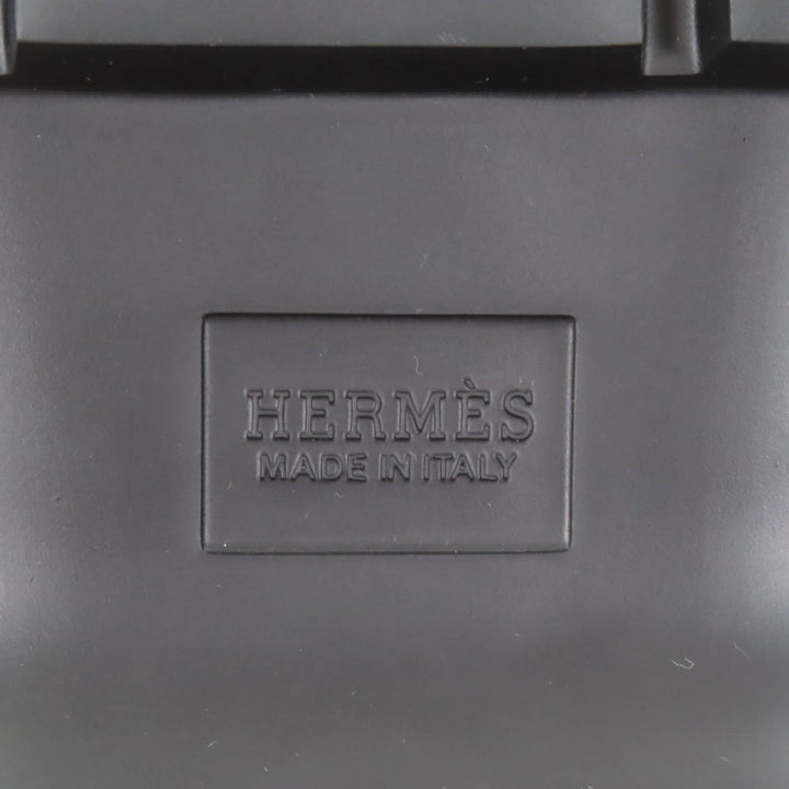 未使用品★HERMES エルメス フレッシュ カーフレザー パラシュート ファブリック クルードセルパッチ付 ショートブーツ ブラック 37 箱付