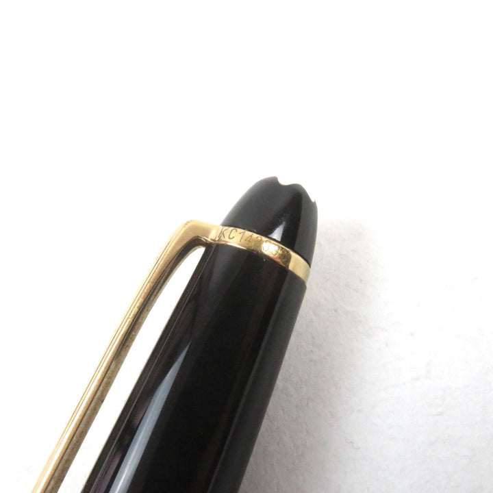 良品○MONTBLANC モンブラン マイスターシュテュック クラシック 14K EFニブ ロゴ刻印 ホワイトスター 万年筆 ブラック ゴールド 独製
