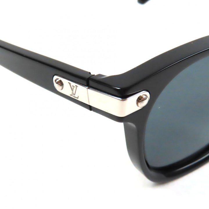 美品▼LOUIS VUITTON ルイヴィトン 2023年製 Z1963U LVシグネチャー・スクエア ラウンド サングラス 51□22 150 デモレンズ ケース付き