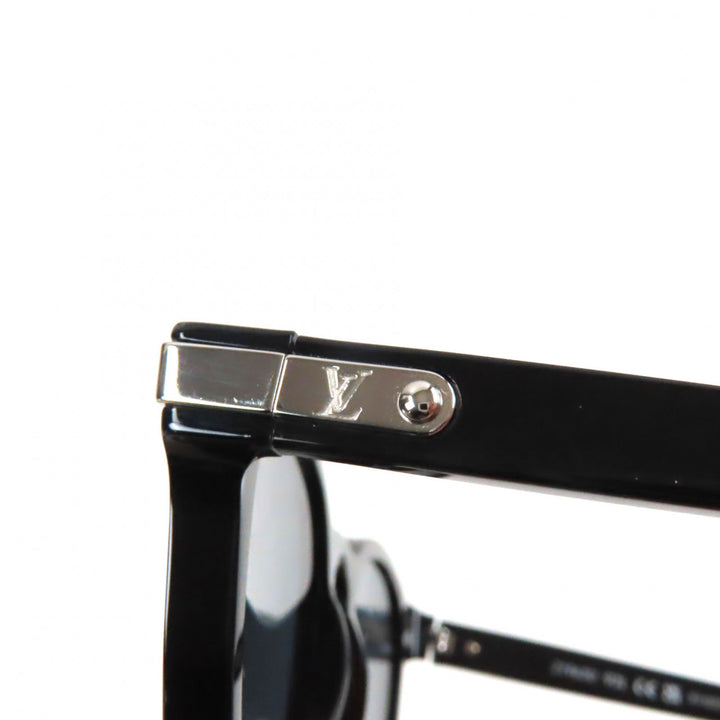 美品▼LOUIS VUITTON ルイヴィトン 2023年製 Z1963U LVシグネチャー・スクエア ラウンド サングラス 51□22 150 デモレンズ ケース付き
